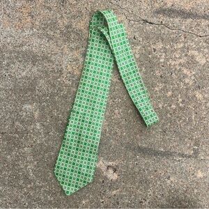 Ralph Lauren Green Checkered Men's Tie